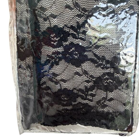 New Long Black Lace Gloves Costume Never Worn Cosplay Halloween Formal Elegant - Picture 6 of 9